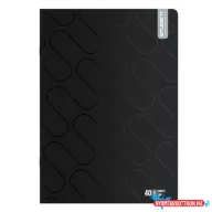 Füzet kockás ICO Student Black Prémium A/4 40 lapos