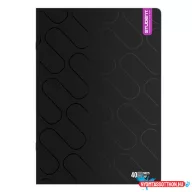 Füzet vonalas ICO Student Black Prémium A/4 40 lapos