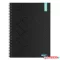Spirálfüzet kockás ICO Student Black Prémium A/4 100 lapos
