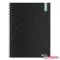 Spirálfüzet sima ICO Student Black Prémium A/4 100 lapos