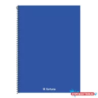 Spirálfüzet kockás FORTUNA Monocolor A/4 70 lapos sötétkék