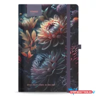   Jegyzetfüzet vonalas STREET Flowers Blossom A/5 96 lapos gumis keményfedelű