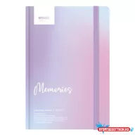 Jegyzetfüzet vonalas STREET Dictionary Memories A/5 96 lapos gumis keményfedelű