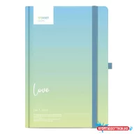   Jegyzetfüzet vonalas STREET Dictionary Love A/5 96 lapos gumis keményfedelű