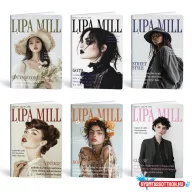 Füzet kockás LIPAMILL A/4 40 lapos Style magazine