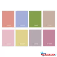 Füzet kockás One Colour Pastel A/5 27-32 vegyes színek