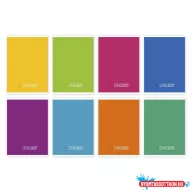 Füzet sima One Colour Bright A/5 20-32 vegyes színek