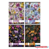 Füzet kockás Dream Flowers A/4 87-32 vegyes minták