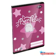 Füzet kockás LIZZYSULI A/5 32 lapos 27-32 Kittok Stars Purrfect