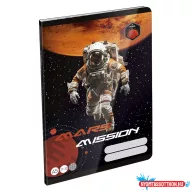 Füzet kockás LIZZYSULI A/5 32 lapos 27-32 Mars Mission