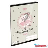 Füzet kockás LIZZYSULI A/5 32 lapos 27-32 Tiny Dancer Lovely Ballerina
