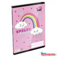 Füzet sima LIZZYSULI A/5 32 lapos 20-32 Lollipop Rainbow