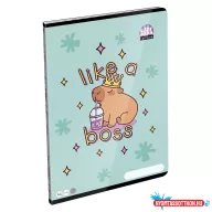 Füzet vonalas LIZZYSULI A/4 32 lapos 81-32 Lollipop Capybara