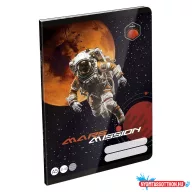Füzet vonalas LIZZYSULI A/5 32 lapos 21-32 4-8.osztályos Mars Mission