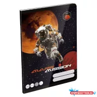 Füzet vonalas LIZZYSULI A/5 32 lapos 14-32 1.osztályos  Mars Mission
