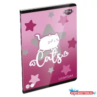 Leckefüzet LIZZYSULI A/5 40 lapos Kittok Stars Purrfect