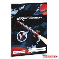 Füzet kockás ARS UNA A/5 32 lapos 27-32 Space Explorer