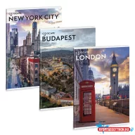 Füzet sima ARS UNA A/4 40 lapos Extra kapcsos Cityscape 5593