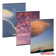 Füzet sima ARS UNA A/4 40 lapos Extra kapcsos La Nube 5584