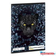Füzet sima ARS UNA A/5 32 lapos 20-32 Black Panther