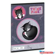 Füzet sima ARS UNA A/5 32 lapos 20-32 Think Pink 5519