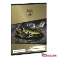 Füzet vonalas ARS UNA A/5 32 lapos 16-32 2.osztályos Lamborghini 5523