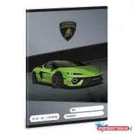 Füzet vonalas ARS UNA A/5 32 lapos 12-32 3.osztályos Lamborghini 5522