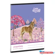 Leckefüzet ARS UNA A/5 32 lapos Cute Animals-Horse