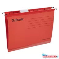 Függőmappa ESSELTE Classic A/4 karton újrahasznosított piros 25 darabos