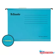 Függőmappa ESSELTE Classic A/4 karton gyorslefűző szerkezettel újrahasznosított kék 10 darabos