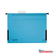 Függőmappa oldalvédelemmel LEITZ Alpha Standard A/4 karton kék 25 darabos