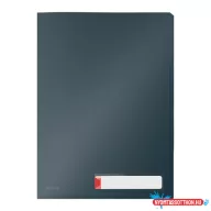 Genotherm "L" LEITZ Cosy Privacy A/4 200 mikron 3 zsebes  bársonyszürke 3 darabos