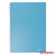 Spirálfüzet vonalas ESSELTE A/5 80 lapos Colour Breeze kék