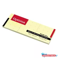 Öntapadós jegyzettömb OPTIMA 38x51mm sárga 3x100 lap
