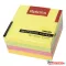 Öntapadós jegyzettömb OPTIMA 75x75mm neon mix 450 lap