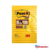 Öntapadós jegyzettömb 3M Post-it 660-3 102x152mm Super Sticky vonalas 90 lap