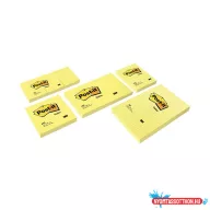 Öntapadós jegyzettömb 3M Post-it LP6533S 38x50mm sárga 3x100 tömb/csomag
