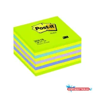 Öntapadós jegyzettömb 3M Post-it LP 2028NB 76x76mm lollipop zöld  450 lap