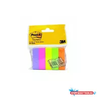 Oldaljelölő 3M Post-it LP670/5 papír neon 5 szín  5x100 lap
