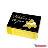 Táblatű WEBER'S színes 40 darabos