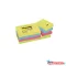 Öntapadós jegyzettömb 3M Post-it 38x51mm energikus színek 12x100 lapos