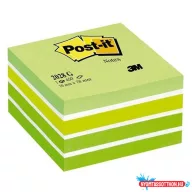 Öntapadós jegyzettömb 3M Post-it LP2028G 76x76mm aquarell zöld 450 lap