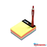 Öntapadós jegyzettömb STICK'N Magic Cube 101x76mm 7 színű neon mix 280 lap