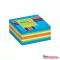 Öntapadós jegyzettömb STICK'N 51x51mm neon kék mix 250 lap