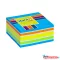 Öntapadós jegyzettömb STICK'N 76x76mm neon kék mix 400 lap