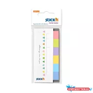 Öntapadó oldaljelölő STICK'N papír 45x15mm cukorka mix 7x30 lap