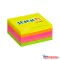 Öntapadós jegyzettömb STICK'N 51x51mm neon mix 250 lap