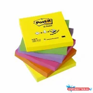 Öntapadós jegyzettömb 3M Post-it R-330-NR Z szivárvány 76x76mm 100 lap 6 tömb neon színek