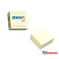 Öntapadós jegyzettömb STICK'N 76x76mm pasztell sárga 400 lap