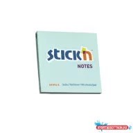 Öntapadós jegyzettömb STICK'N 76x76mm pasztell kék 100 lap